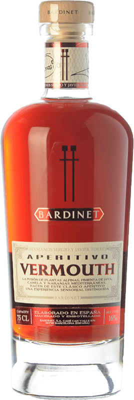 18,95 € Бесплатная доставка | Вермут Bardinet Vermouth Hermanos Torres Испания бутылка 75 cl