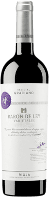16,95 € Envío gratis | Vino tinto Barón de Ley Varietales Joven D.O.Ca. Rioja La Rioja España Graciano Botella 75 cl