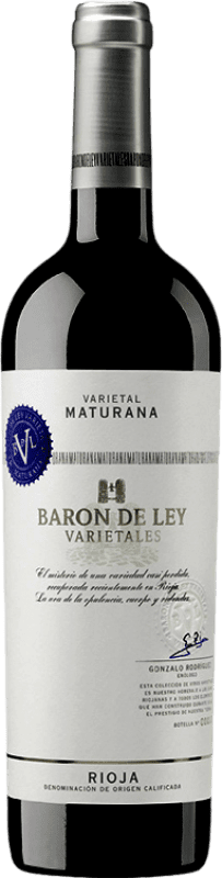 16,95 € Envío gratis | Vino Tinto Barón de Ley Varietales Joven D.O.Ca. Rioja La Rioja España Maturana Botella 75 cl