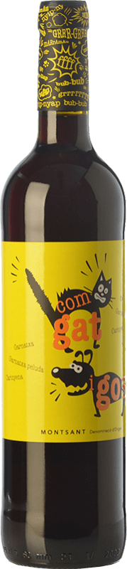10,95 € Envío gratis | Vino Tinto Baronia Com Gat i Gos Joven D.O. Montsant Cataluña España Garnacha, Cariñena 75 cl