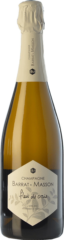 43,95 € Envio grátis | Espumante branco Barrat Masson Fleur de Craie A.O.C. Champagne Champagne França Chardonnay Garrafa 75 cl