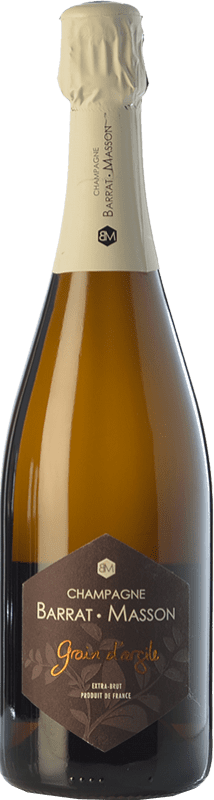 44,95 € 送料無料 | 白スパークリングワイン Barrat Masson Grain d'Argile A.O.C. Champagne シャンパン フランス Pinot Black, Chardonnay ボトル 75 cl