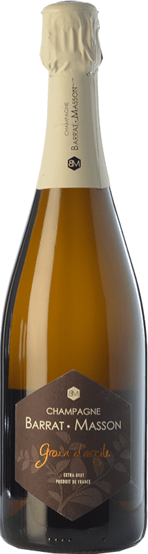 46,95 € Envio grátis | Espumante Branco Barrat Masson Grain d'Argile A.O.C. Champagne Champagne França Pinot Noir, Chardonnay 75 cl