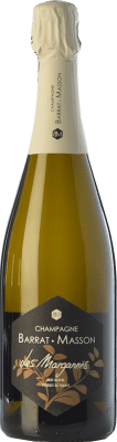 77,95 € Kostenloser Versand | Weißer Sekt Barrat Masson Les Margannes Brut Natur A.O.C. Champagne Champagner Frankreich Chardonnay Flasche 75 cl