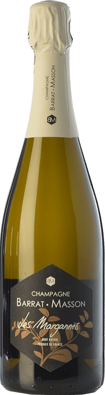 77,95 € 送料無料 | 白スパークリングワイン Barrat Masson Les Margannes ブルットの自然 A.O.C. Champagne シャンパン フランス Chardonnay ボトル 75 cl