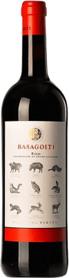 18,95 € Free Shipping | Red wine Basagoiti Fuera del Rebaño Young D.O.Ca. Rioja The Rioja Spain Tempranillo Bottle 75 cl