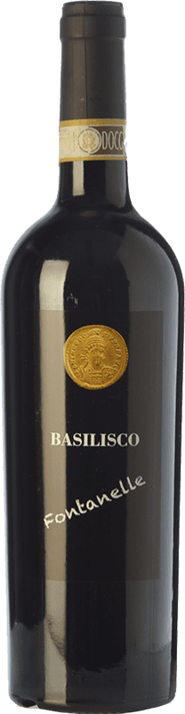 26,95 € Spedizione Gratuita | Vino rosso Basilisco Fontanelle D.O.C.G. Aglianico del Vulture Superiore Basilicata Italia Aglianico Bottiglia 75 cl