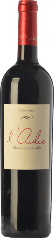 24,95 € Free Shipping | Red wine Celler de Batea L'Aube Vinyes Velles Aged D.O. Terra Alta Catalonia Spain Tempranillo, Merlot, Syrah, Grenache, Cabernet Sauvignon Bottle 75 cl