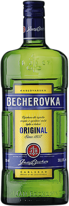 17,95 € Free Shipping | Herbal liqueur Becherovka Czech Republic Bottle 70 cl