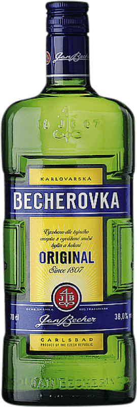 18,95 € Envío gratis | Licor de Hierbas Becherovka República Checa 70 cl