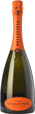 45,95 € 送料無料 | 白スパークリングワイン Bellavista Alma Cuvée Brut D.O.C.G. Franciacorta ロンバルディア イタリア Pinot Black, Chardonnay, Pinot White ボトル 75 cl