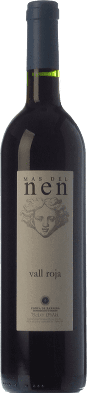8,95 € Free Shipping | Red wine Bellod Mas del Nen Vall Roja Aged D.O. Conca de Barberà Catalonia Spain Merlot, Syrah, Grenache, Cabernet Sauvignon Bottle 75 cl