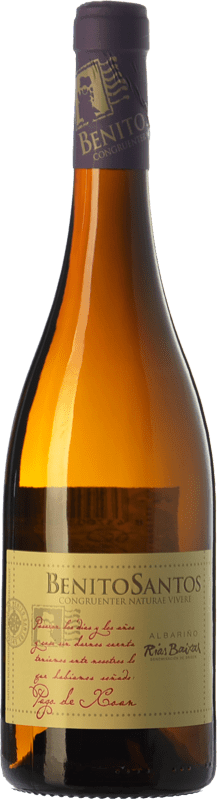 15,95 € Spedizione Gratuita | Vino bianco Benito Santos Pago de Xoan D.O. Rías Baixas Galizia Spagna Albariño Bottiglia 75 cl