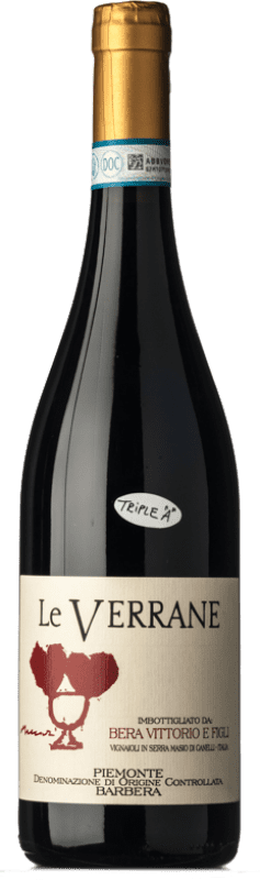 19,95 € Бесплатная доставка | Красное вино Bera Le Verrane D.O.C. Monferrato Пьемонте Италия Barbera — Барбера 75 cl