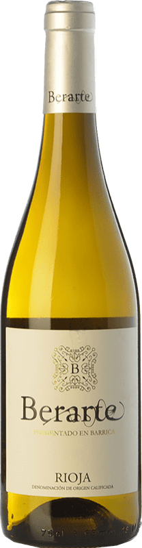 18,95 € Envoi gratuit | Vin blanc Berarte Fermentado en Barrica Crianza D.O.Ca. Rioja La Rioja Espagne Viura Bouteille 75 cl