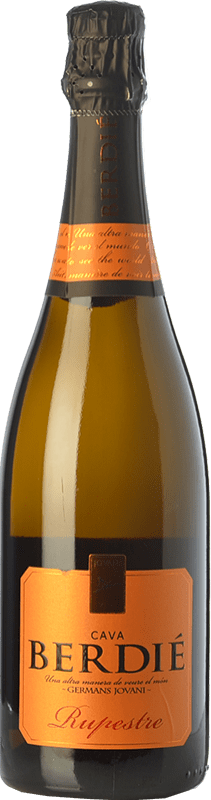 9,95 € Envoi gratuit | Vin Mousseux Blanc Berdié Rupestre Brut Réserve D.O. Cava Catalogne Espagne Macabeo — Macabeu, Xarel·lo, Parellada Bouteille 75 cl