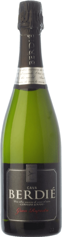 9,95 € 送料無料 | 白スパークリングワイン Berdié Gran Rupestre グランド・リザーブ D.O. Cava カタロニア スペイン Macabeo, Xarel·lo, Parellada ボトル 75 cl
