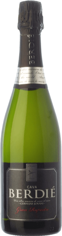 10,95 € Envoi gratuit | Vin Mousseux Blanc Berdié Gran Rupestre Grande Réserve D.O. Cava Catalogne Espagne Macabeo — Macabeu, Xarel·lo, Parellada Bouteille 75 cl