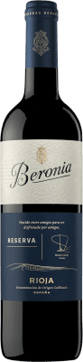 19,95 € Kostenloser Versand | Rotwein Beronia Reserve D.O.Ca. Rioja La Rioja Spanien Tempranillo, Graciano, Mazuelo Flasche 75 cl