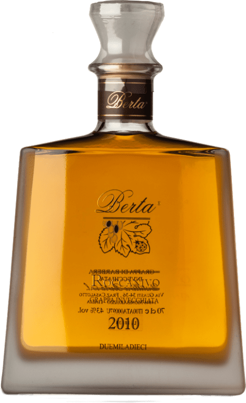 95,95 € Spedizione Gratuita | Grappa Berta Roccanivo I.G.T. Grappa Piemontese Piemonte Italia Bottiglia 70 cl