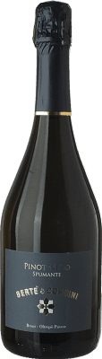 10,95 € Kostenloser Versand | Weißer Sekt Bertè & Cordini Brut — Herb D.O.C. Oltrepò Pavese Lombardei Italien Pinot Noir — Spätburgunder Flasche 75 cl