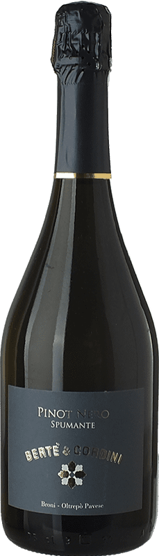 10,95 € Envoi gratuit | Vin Mousseux Blanc Bertè & Cordini Pinot Nero Brut D.O.C. Oltrepò Pavese Lombardia Italie Pinot Noir Bouteille 75 cl