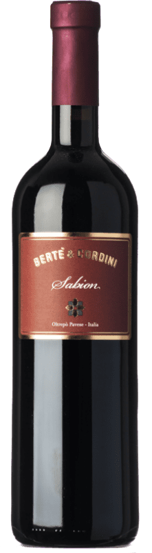 10,95 € Free Shipping | Red wine Bertè & Cordini Sabion D.O.C. Oltrepò Pavese Lombardia Italy Croatina, Rara, Ughetta Bottle 75 cl