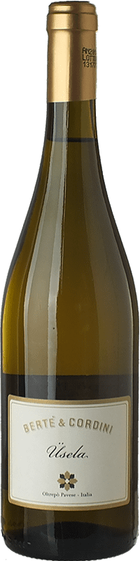 11,95 € Spedizione Gratuita | Vino dolce Bertè & Cordini Usela D.O.C. Oltrepò Pavese lombardia Italia Moscato Bianco Bottiglia 75 cl
