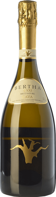 33,95 € Free Shipping | White sparkling Bertha Siglo XXI Grand Reserve D.O. Cava Catalonia Spain Macabeo, Xarel·lo, Chardonnay, Parellada Bottle 75 cl