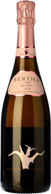 28,95 € Kostenloser Versand | Rosé Sekt Bertha Siglo XXI Große Reserve D.O. Cava Katalonien Spanien Spätburgunder Flasche 75 cl