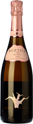 32,95 € Бесплатная доставка | Розовое игристое вино Bertha Siglo XXI Гран Резерва D.O. Cava Каталония Испания Pinot Noir — Пино Нуар 75 cl