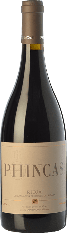 33,95 € Free Shipping | Red wine Bhilar Phincas Aged D.O.Ca. Rioja The Rioja Spain Tempranillo, Grenache, Graciano, Viura Bottle 75 cl