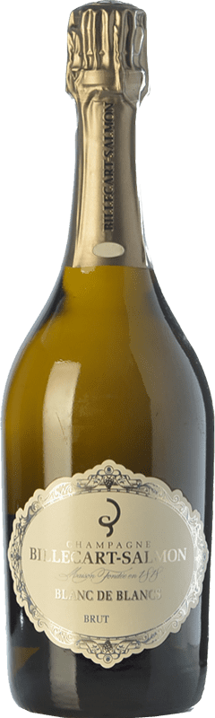 105,95 € Бесплатная доставка | Белое игристое Billecart-Salmon Blanc de Blancs Vintage Резерв A.O.C. Champagne шампанское Франция Chardonnay бутылка 75 cl