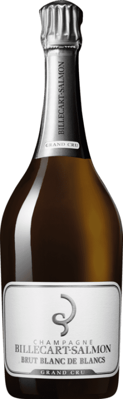 119,95 € Бесплатная доставка | Белое игристое вино Billecart-Salmon Brut — брют Blanc de Blancs Резерва A.O.C. Champagne шампанское Франция Chardonnay — Шардоне 75 cl