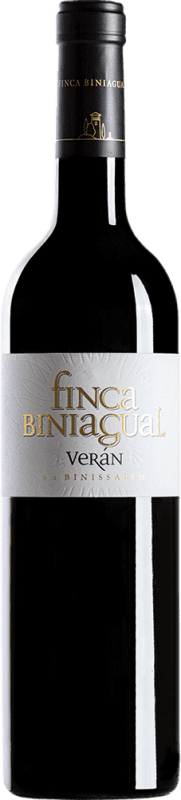 39,95 € 免费送货 | 红酒 Biniagual Verán 岁 D.O. Binissalem 巴利阿里群岛 西班牙 Syrah, Cabernet Sauvignon, Mantonegro 瓶子 75 cl