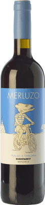 9,95 € Free Shipping | Red wine Binifadet Merluzo Joven I.G.P. Vi de la Terra de Illa de Menorca Balearic Islands Spain Merlot, Syrah Bottle 75 cl