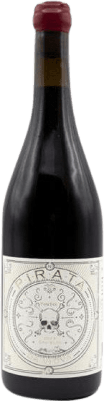 19,95 € Spedizione Gratuita | Vino rosso Viúva Gomes Pirata da Viúva D.O.C. Colares Lisboa Portogallo Castelão Bottiglia 75 cl