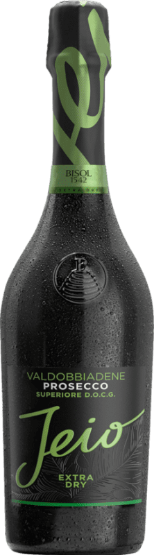 21,95 € 送料無料 | 白のスパークリングワイン Bisol Jeio Colmei Extra Seco — スーパードライ D.O.C.G. Prosecco di Conegliano-Valdobbiadene トレヴィーゾ イタリア Glera — グレラ ボトル 75 cl