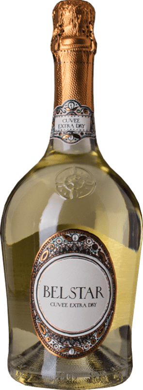 9,95 € Free Shipping | White sparkling Bisol Jeio Cuvée Extra Dry I.G.T. Vino Spumante di Qualità Italy Chardonnay, Sauvignon, Glera Bottle 75 cl