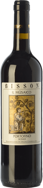 16,95 € Envio grátis | Vinho tinto Bisson Il Musaico Intrigoso I.G.T. Portofino Liguria Itália Dolcetto, Barbera Garrafa 75 cl