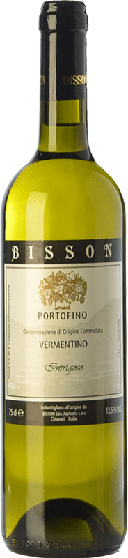 14,95 € Free Shipping | White wine Bisson Intrigoso I.G.T. Portofino Liguria Italy Vermentino Bottle 75 cl