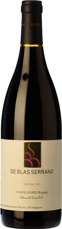 22,95 € Бесплатная доставка | Красное вино Blas Serrano старения D.O. Ribera del Duero Кастилия-Леон Испания Tempranillo бутылка 75 cl