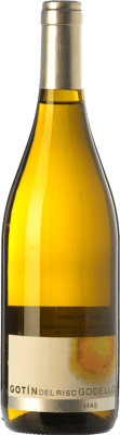 16,95 € Spedizione Gratuita | Vino bianco Abad Gotín del Risc sobre Lías Crianza D.O. Bierzo Castilla y León Spagna Godello Bottiglia 75 cl