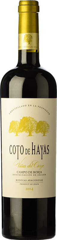 9,95 € Spedizione Gratuita | Vino Rosso Bodegas Aragonesas Coto de Hayas Riserva D.O. Campo de Borja Aragona Spagna Tempranillo, Garnacha — Grenache 75 cl