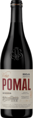 14,95 € Kostenloser Versand | Rotwein Bodegas Bilbaínas Viña Pomal Reserve D.O.Ca. Rioja La Rioja Spanien Tempranillo Halbe Flasche 37 cl