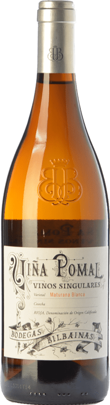 27,95 € Free Shipping | White wine Bodegas Bilbaínas Viña Pomal Crianza D.O.Ca. Rioja The Rioja Spain Maturana White Bottle 75 cl