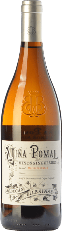 34,95 € 免费送货 | 白葡萄酒 Bodegas Bilbaínas Viña Pomal Crianza — 陈酿 D.O.Ca. Rioja 拉里奥哈 西班牙 Maturana — 玛图拉纳 75 cl