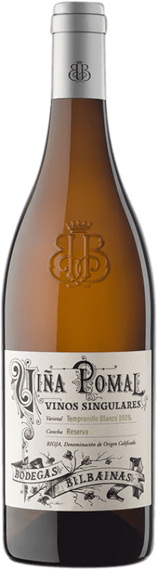 34,95 € Spedizione Gratuita | Vino Bianco Bodegas Bilbaínas Viña Pomal Viñas Singulares Crianza — Invecchiato in Botte D.O.Ca. Rioja La Rioja Spagna Tempranillo 75 cl