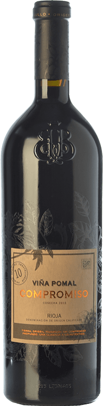 27,95 € Free Shipping | Red wine Bodegas Bilbaínas Viña Pomal Compromiso Young D.O.Ca. Rioja The Rioja Spain Tempranillo, Grenache, Graciano, Mazuelo, Maturana Tinta Bottle 75 cl