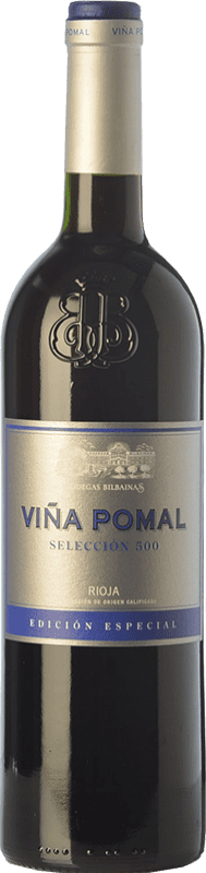 14,95 € Free Shipping | Red wine Bodegas Bilbaínas Viña Pomal Selección 500 Aged D.O.Ca. Rioja The Rioja Spain Tempranillo, Grenache Bottle 75 cl